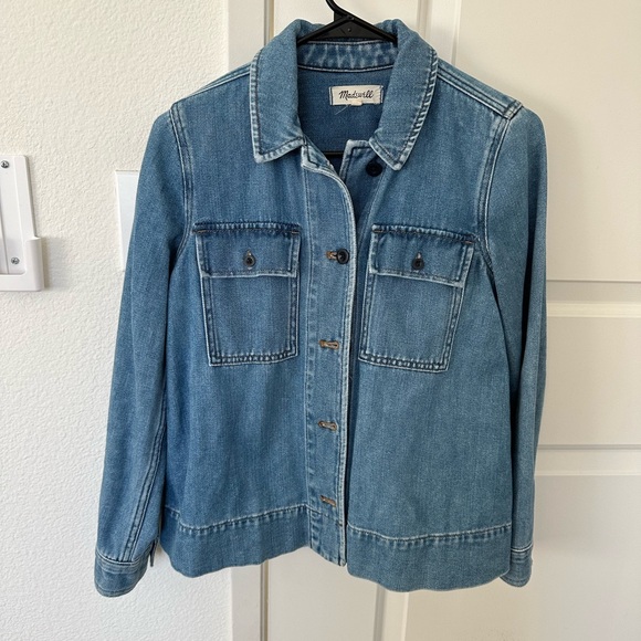 Madewell Blue Denim Jacket - Picture 3 of 7